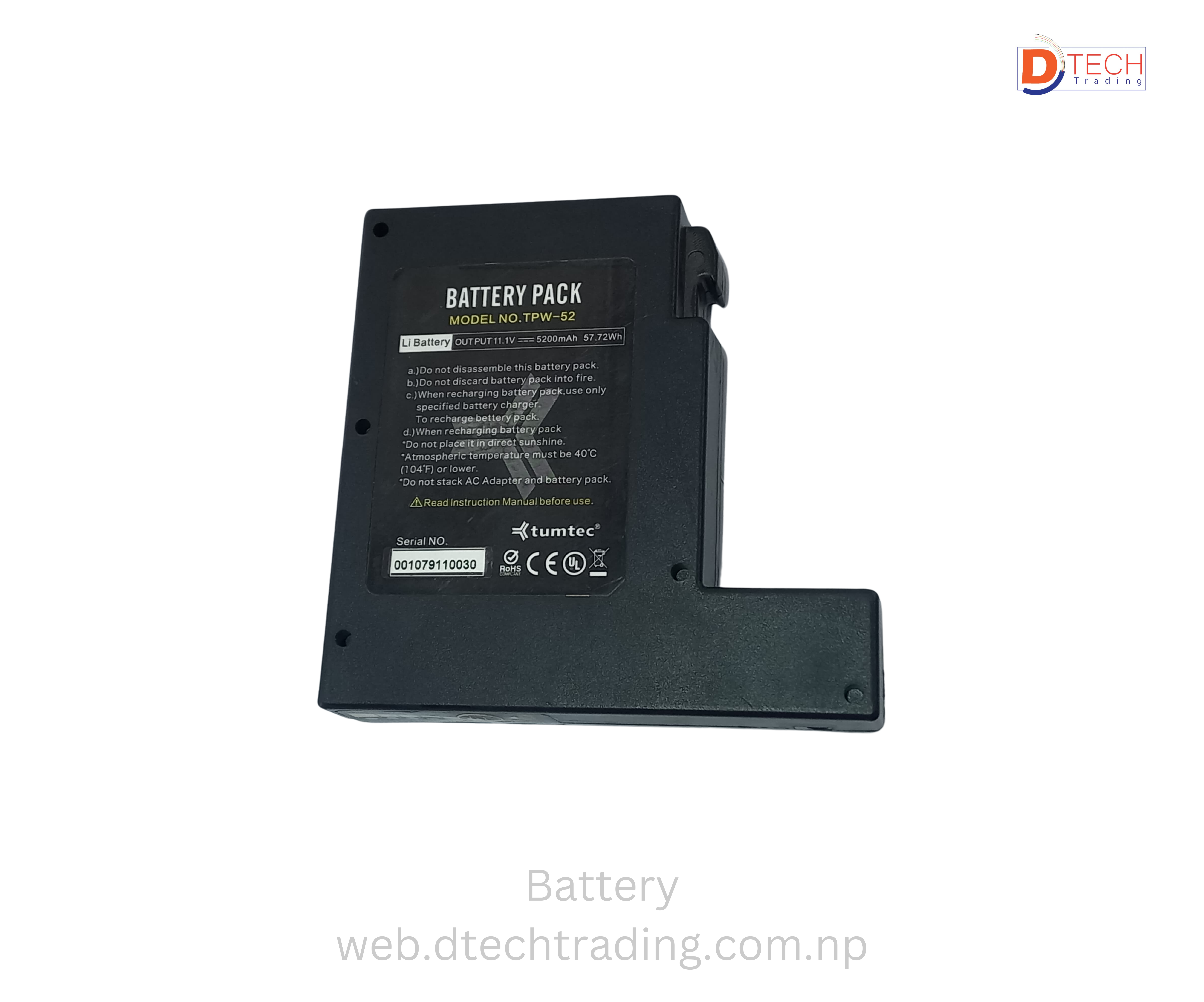 Battery of tumtec 11